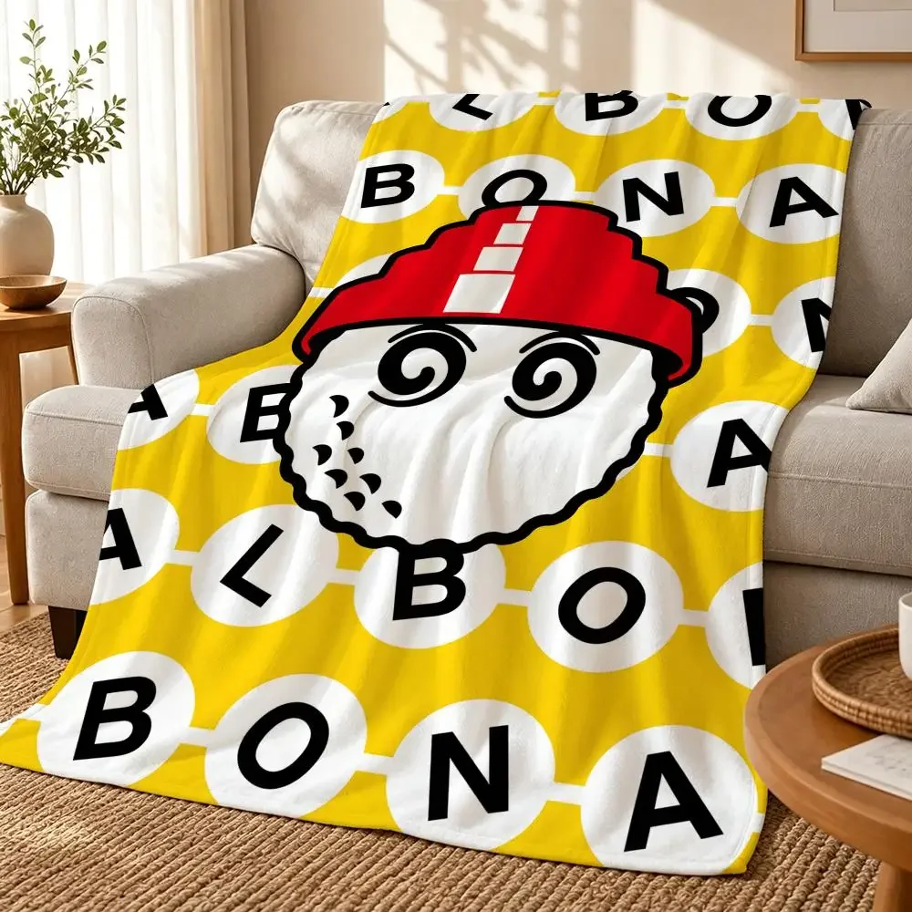 M-malbon art Golf Flannel fashion Throw 240g flannel blanket, suitable for sofas, beds, offices, exquisite gift blankets