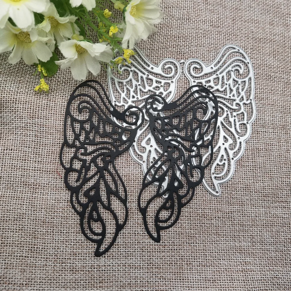 Pretty wings Cutting Metal Cutting Dies Stencils Die Cut for DIY Scrapbooking Album Paper Card Embossing