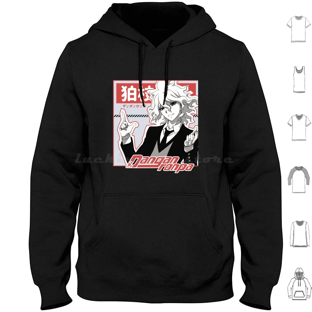 Danganronpa Nagito Komaeda Anime Shirt Hoodie Cotton Long Sleeve Danganronpa Chiaki Nanami Dangan Ronpa Hajime Hinata Japanese