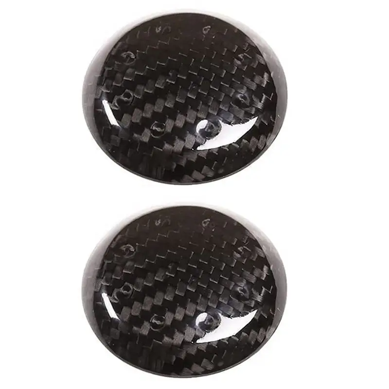 M93K-2X For Toyota 86 Subaru BRZ 2012-2020 Car Carbon Fiber Gear Shift Head Cover Central Control Decor Stickers Accessories