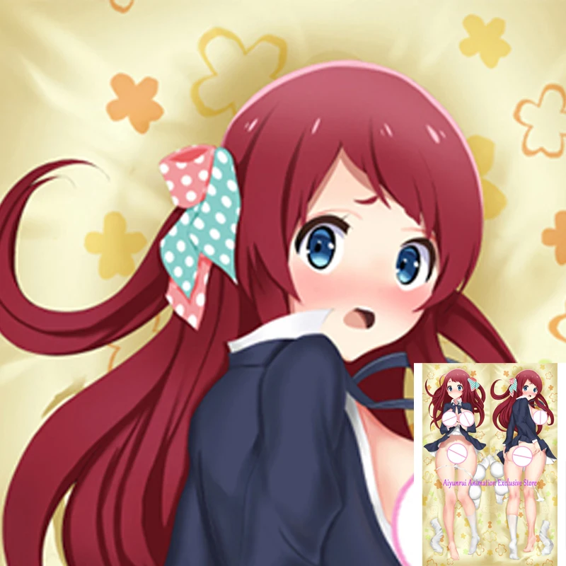 

Dakimakura Anime Pillow Cover Seduce Beautiful Women With Giant Breasts Double Sided Print Life-size Decoration