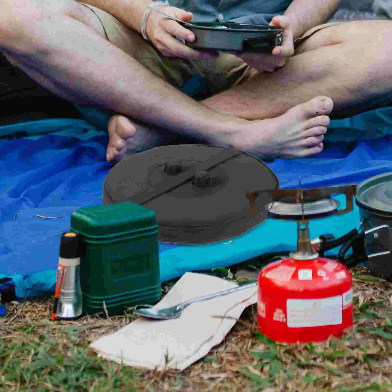 Telescoping Stool Cushion Portable Folding Stool Cushion for Camping Fishing Collapsible Stool Cushion