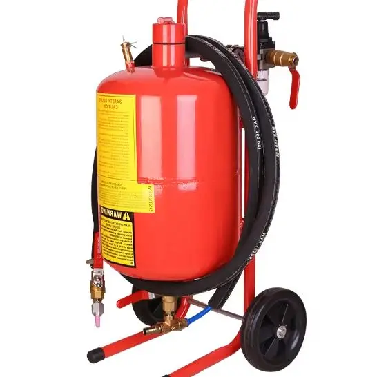 

Пескоструйная машина 5GAL/10 GAL Небольшая шлифовальная машина для восстановления ржавчины 20 л/40 л Фотосинтетическая пескоструйная машина Мобильная машина
