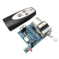 DLHiFi-potenciómetro motorizado con Control remoto ALPS, potenciómetro de volumen, 50K, 100K, para preamplificador de Audio DIY, amplificador de potencia para auriculares