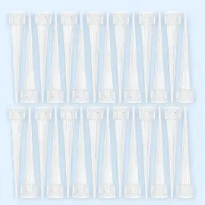 

50pcs Floral Water Tubes Stem Holders Fresh Flower Fixation Plastic Tube Durable Transparent Rose Water Holder For Florist