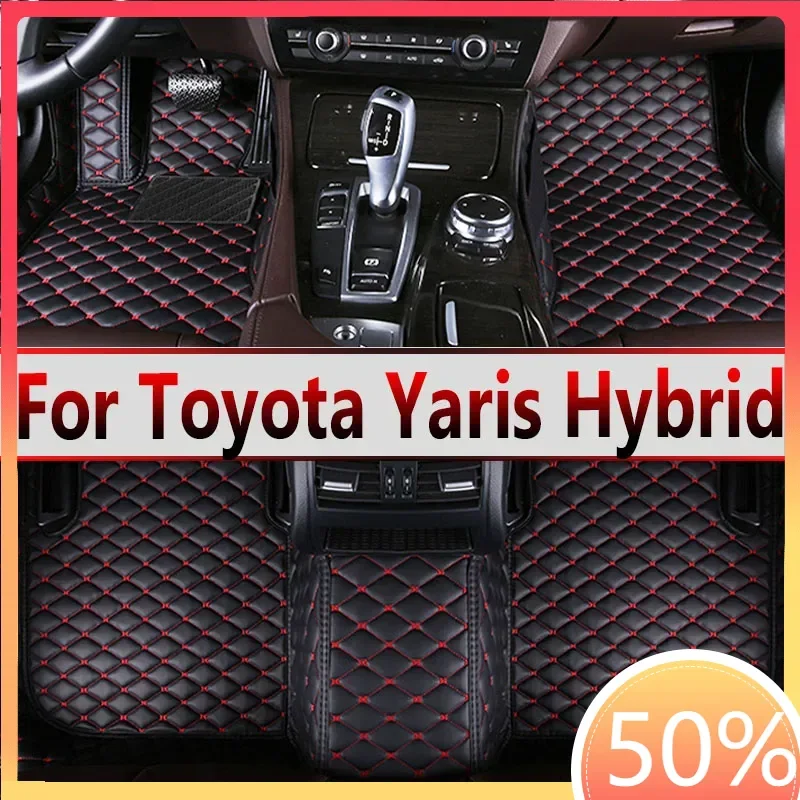 Car Floor Mats For Toyota Yaris Hybrid Mazda2 Hybrid MXPH11 2021 2022 2023 Waterproof Protective Pad Floor Cover Car Accessories