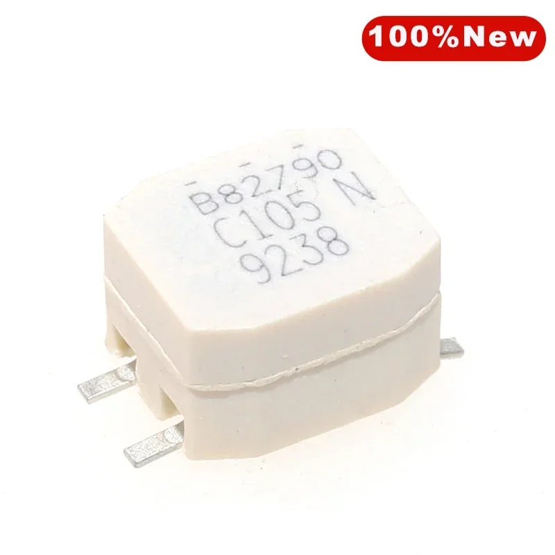 

10 шт./лот, фильтры дроссели общего режима, 1 мГц, 1,0 мГн, 500 мА, 170 мА, 9x6x5,2 мм AEC-Q200 B82790C105N240 871-B82790C105N240