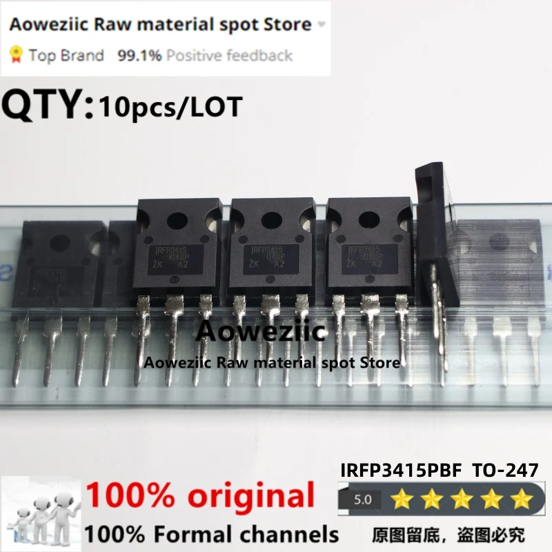 

Aoweziic 100% новый импортный оригинальный IRFP340PBF IRFP340 IRFP344PBF IRFP344 IRFP3415PBF IRFP3415 TO-247 MOS FET