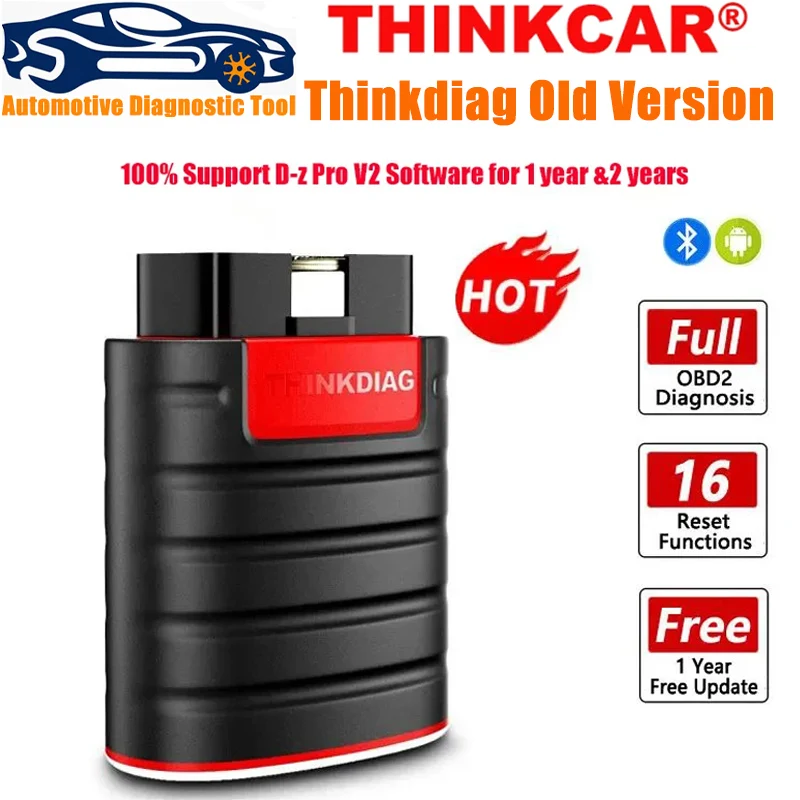 Thinkdiag Old Version Support Diagzona Software All System and Thinkcar Thinkdiag New Version GOLO PRO4 DBSCAR OBD Scanner Tool