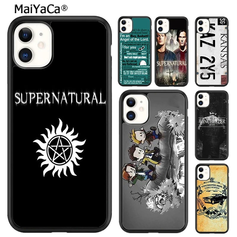 MaiYaCa Supernatural Dean Winchester Phone Case For iPhone 16 15 14 plus XR XS 11 12 13 pro max Shell Cover coque