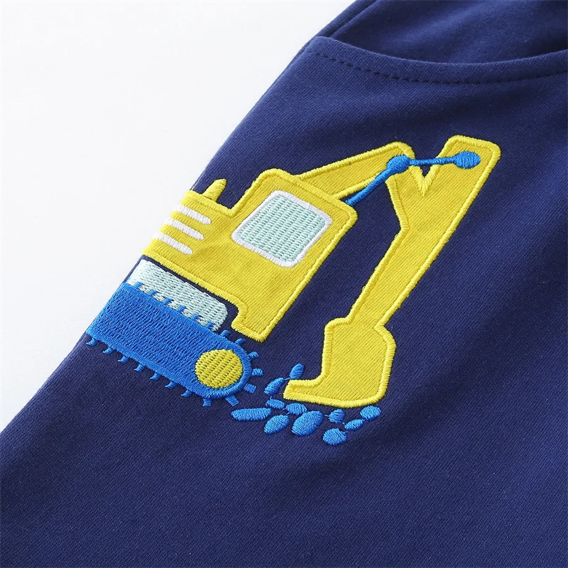 Cars Stickerei Sommer-Kindershorts 2-7T Kinderhosen für Jungen & Mädchen Babykleidung Applikationsdesign Kurze Hosen – Detail 6