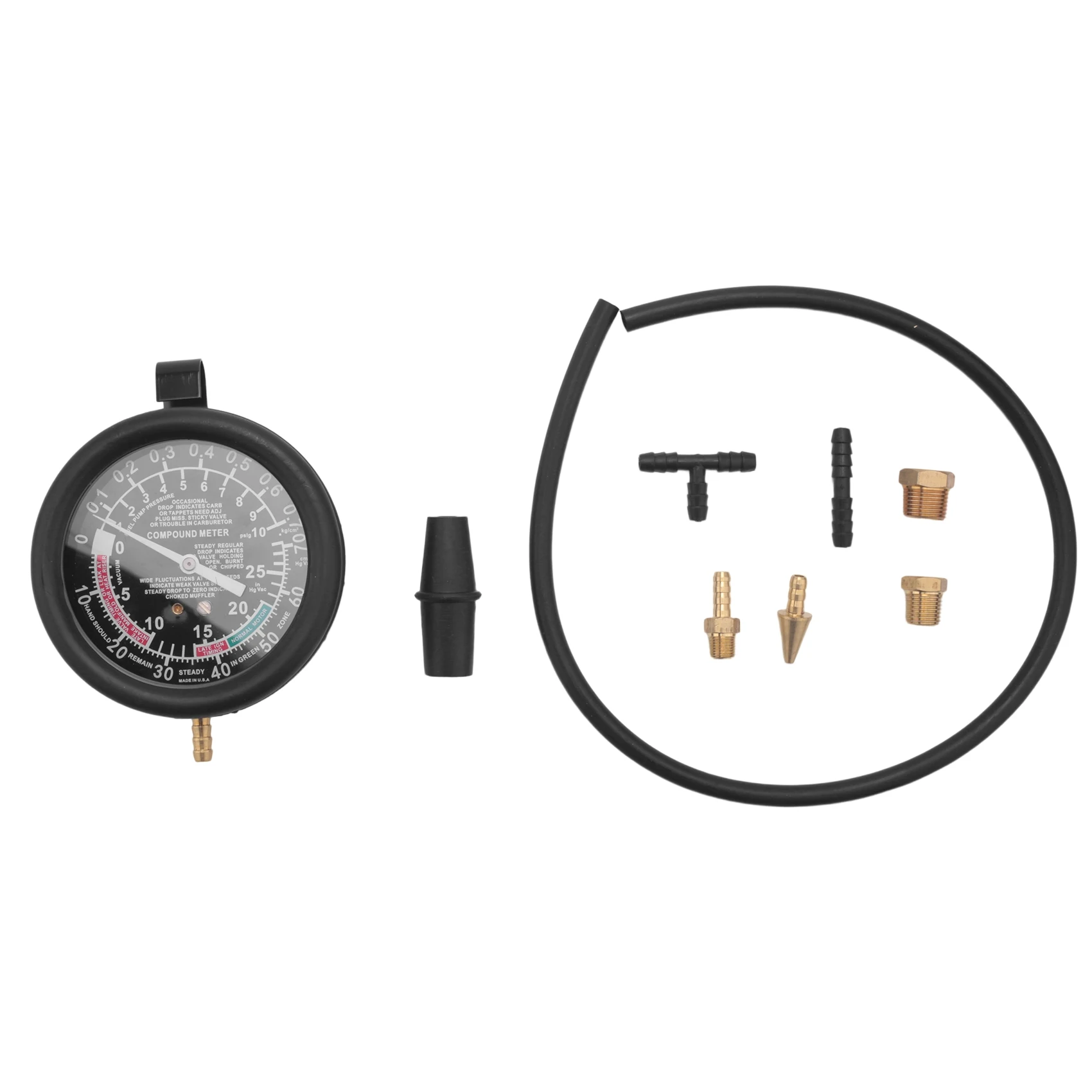 

A22I Multifunction Car Engine Vacuum Pressure Gauge Meter For Fuel System Vaccum System Seal Leakage Tester