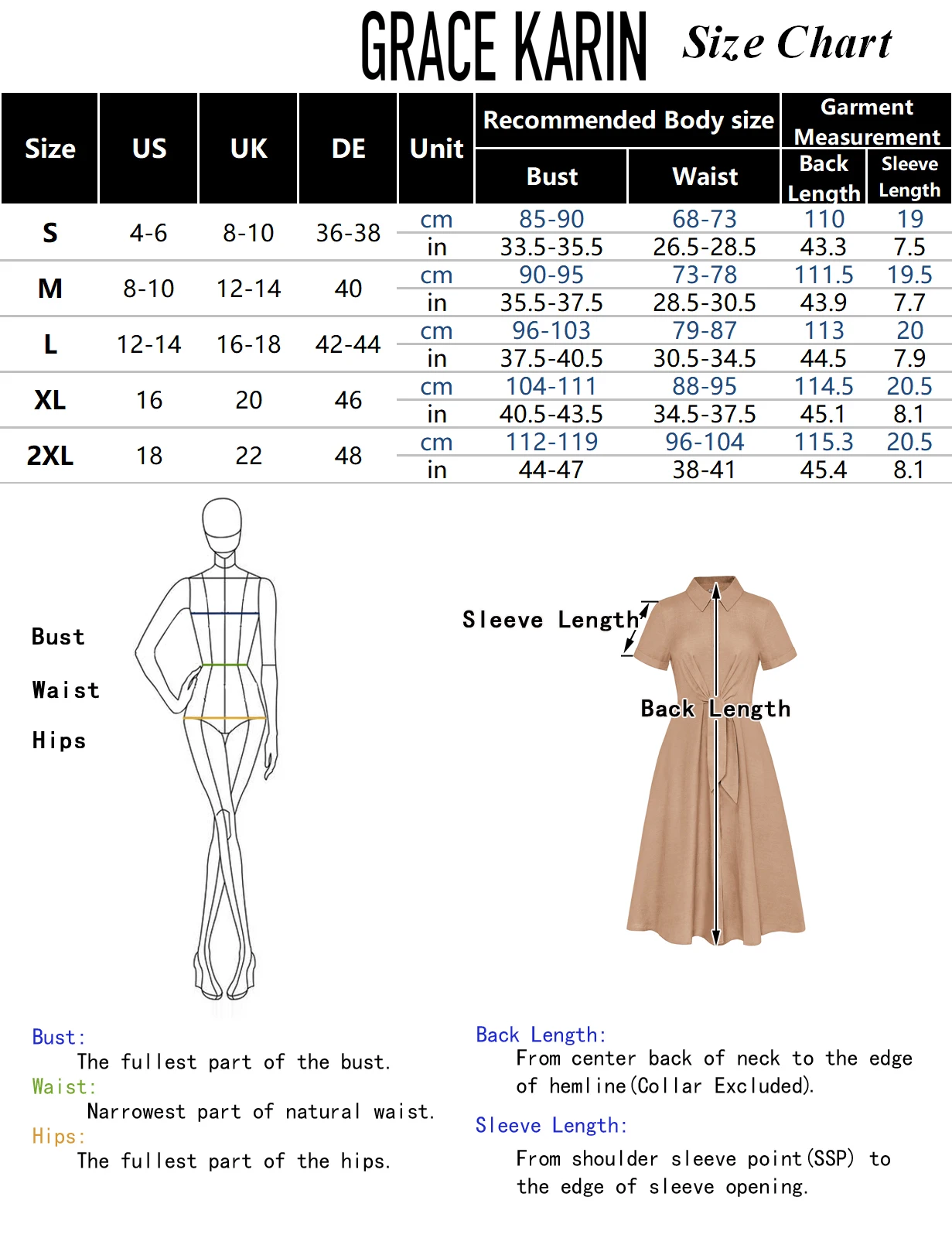 GK Summer Dress Women Fashion Slim Shirt Dress manica corta colletto con risvolto Button-Up vita alta Midi a-line Dress Ropa Mujer