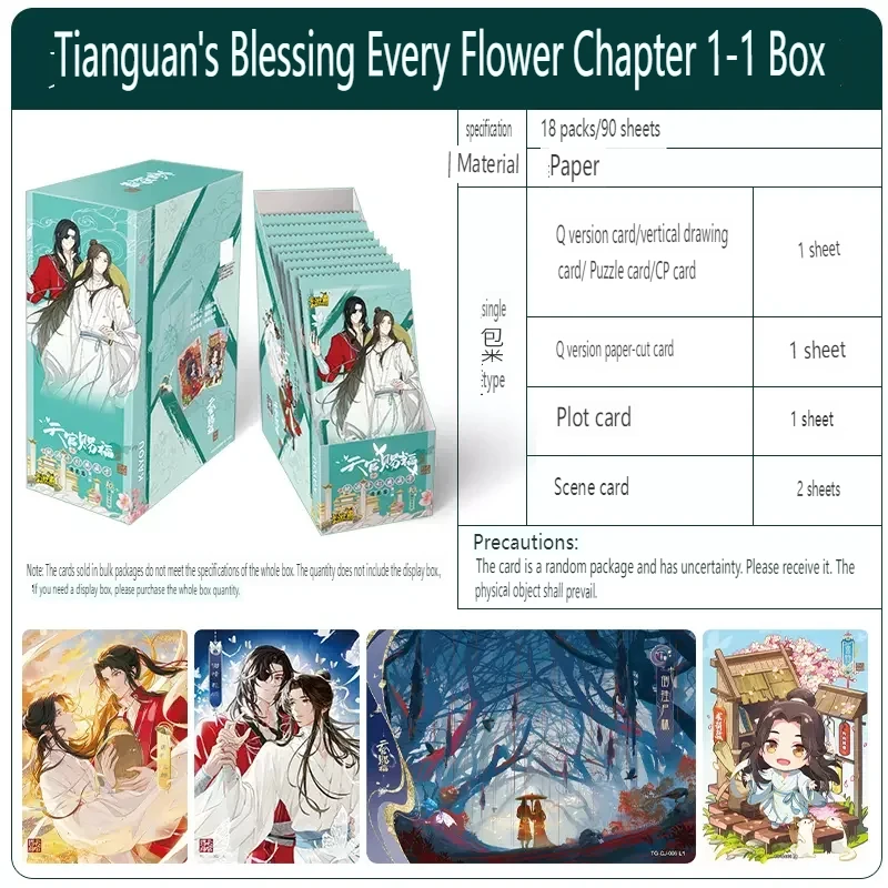 Card Game The Founder of Diabolism Dreamy Cards Part 2 Signature Cards Wei Wuxian and Lan Wangji Cards Full Set Complete Box of