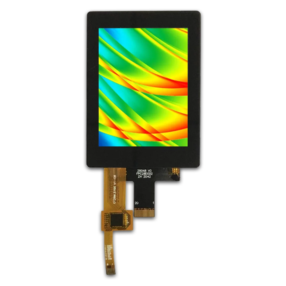 Alto brilho 2.8 polegadas 480x640 LCD MIPI I2C touch ST7701S driver IC IPS display capacitivo touch 670nits para uso industrial