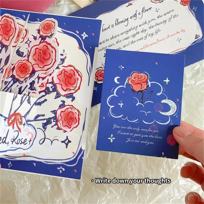 Message Card Exquisite Design Simple And Stylish Card Reliable And Safe Easy To Carry Watercolor Greeting Card Handmade