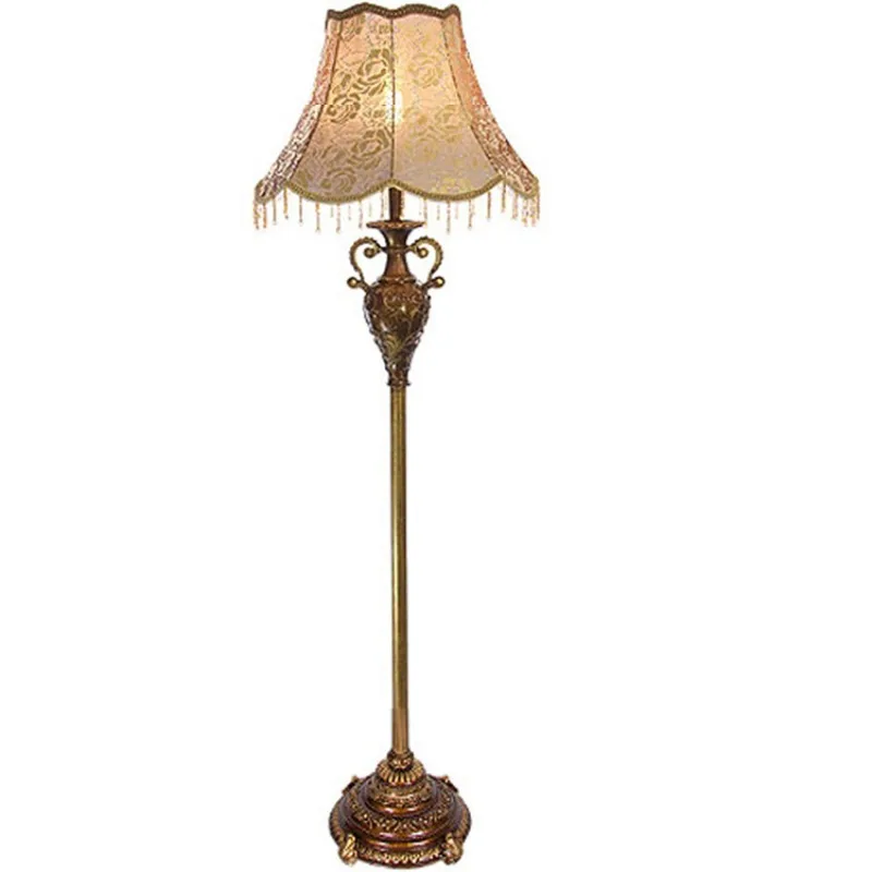 

European floor lamp, living room vertical modern American retro bedroom bedside lamp