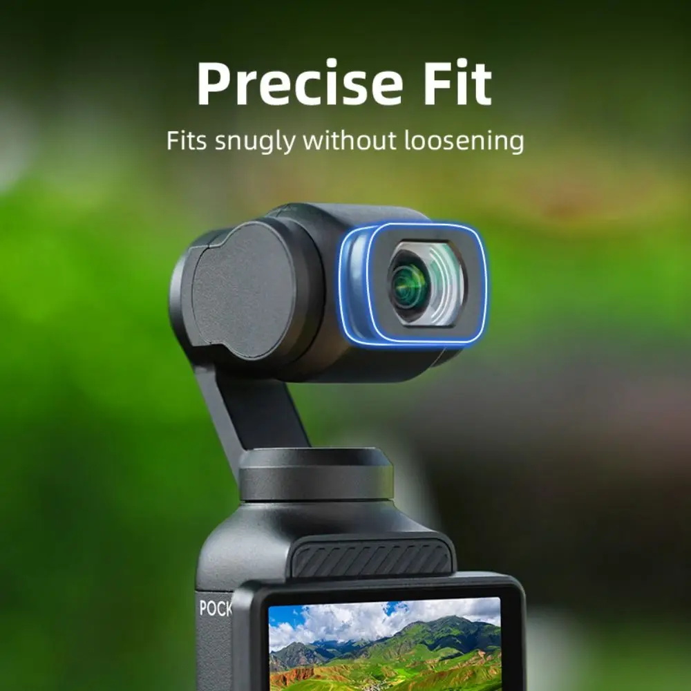 Wide-angle Lens for DJI Osmo Pocket 3 Gimbal Camera Extend FOV to 112° Magnetic Wide Angle Filter Photography Accessory