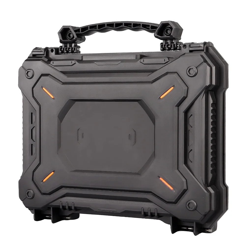 Lockable Gun Case & Security Box Safety Pistol Case Waterproof With Foam For Hunting Gear Equipment Camera Firearm Stroage Box