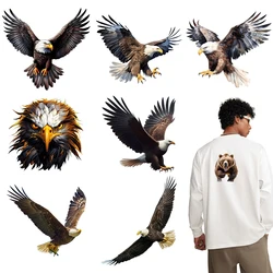 Heat Transfer Iron on Patch Flying eagle Heat Transfer Paper for Clothes Bags Hats Iron on Sticker Arts Print Decoration