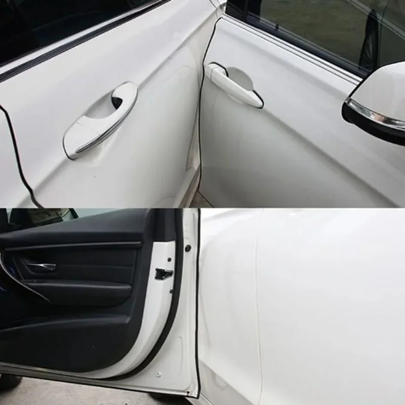 شرائط واقية من الخدوش المطاطية لحافة باب السيارة ، حماية قوالب التصميم ، قوالب الأبواب الجانبية ، أدوات خدش لاصقة ، جديدة #3