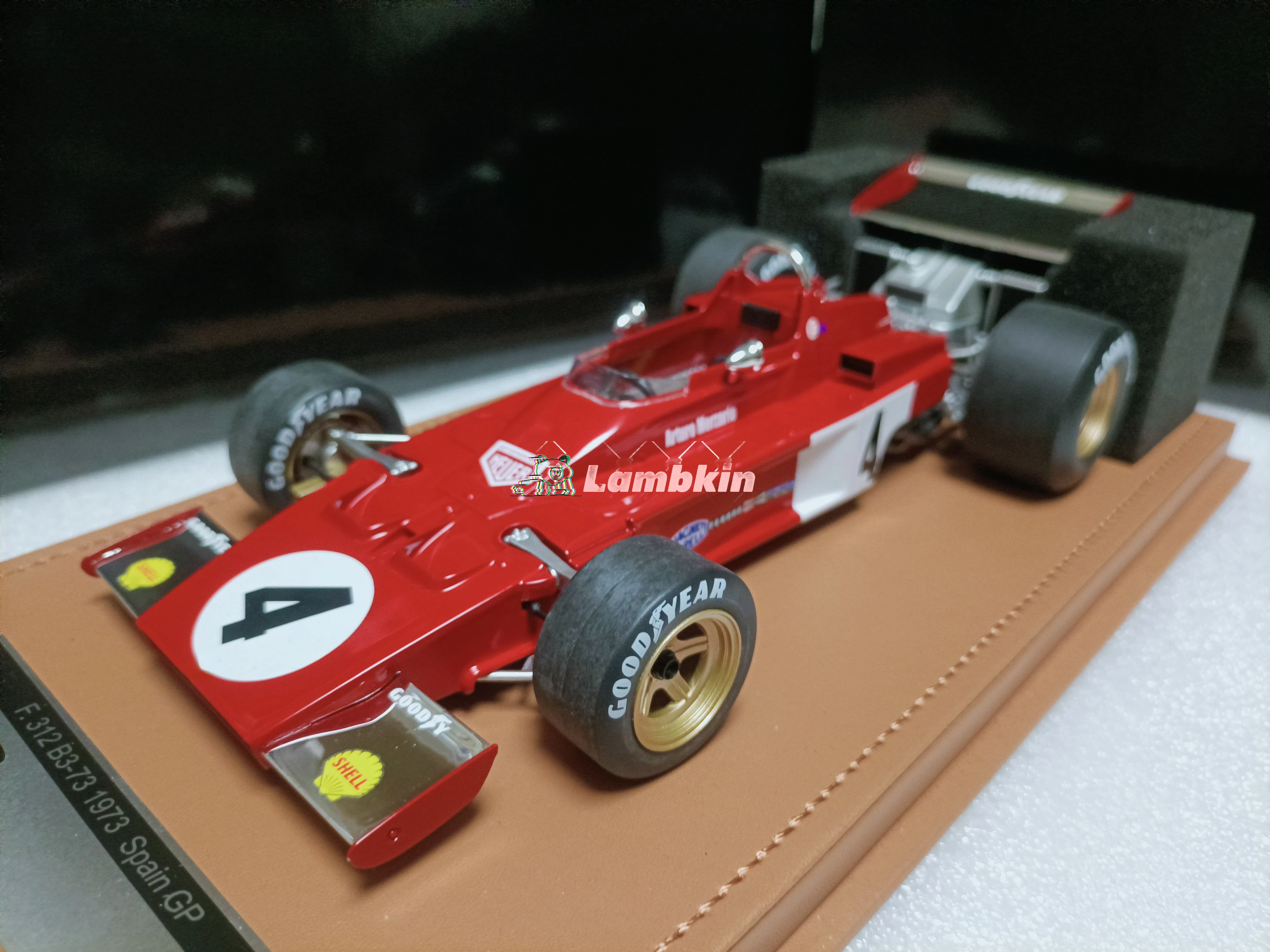 Tecnomodel 1:18 Scale Resin 1973 F312 Racing Toys Cars Model Classics Adult Souvenir Collection Gifts Static Display