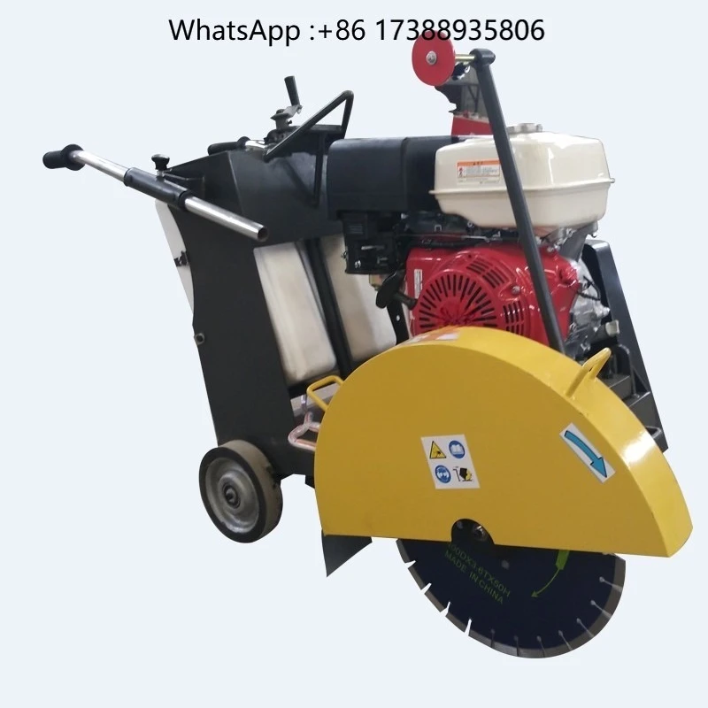 Hand Push Light Equipment Asphalt Road Cutter Concrete Saw /Concrete Floor Cutting Machine Engine 400mm Blade Gear 40L
