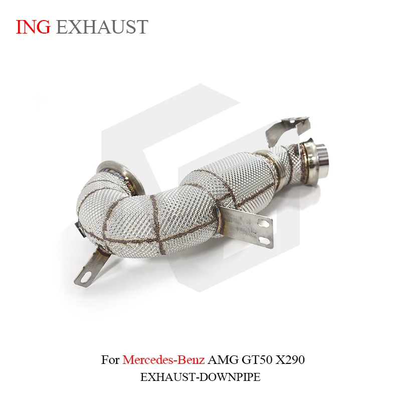 ING Catalytic Downpipe Performance Tube for BENZ GT50 X290 3.0 Engine Header Power Race Escape TOOLS Exhaust