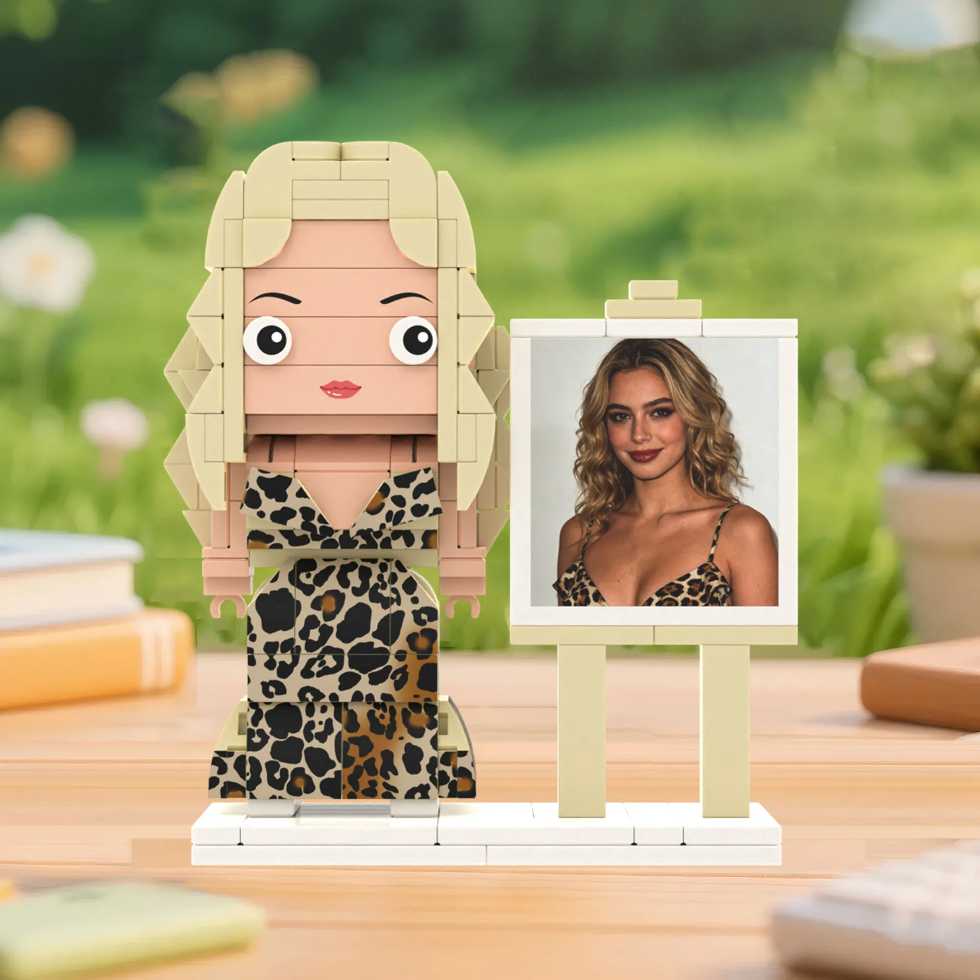 

Customization One People My Custom Brickfigures Character Building Blocks Photo Design Assembled Model Toys For Kids Ornament