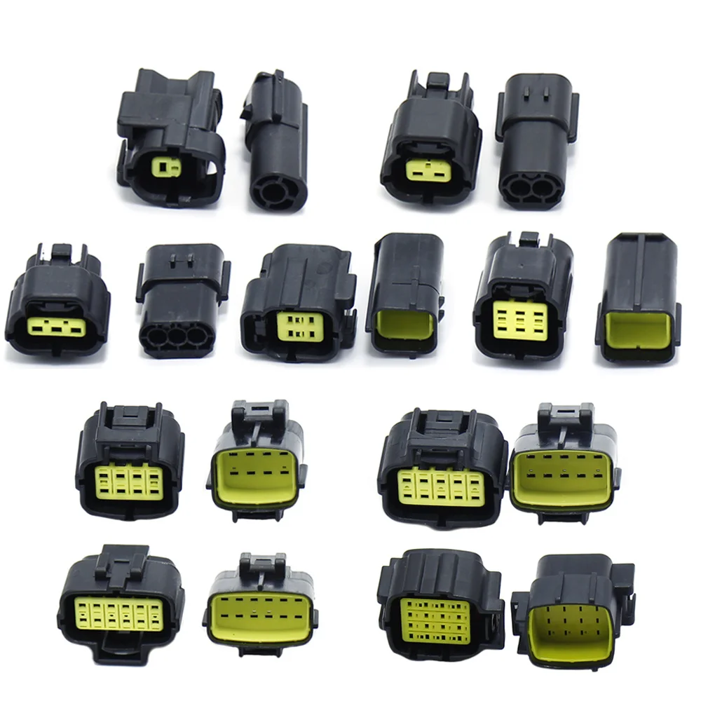 

5pair1P/2P/3P/4P/6P/8P/10P/12P/16 Pin Super Sealed Automotive Wire Connector Electrical Plug Terminals for Cars 1.8mm Waterproof