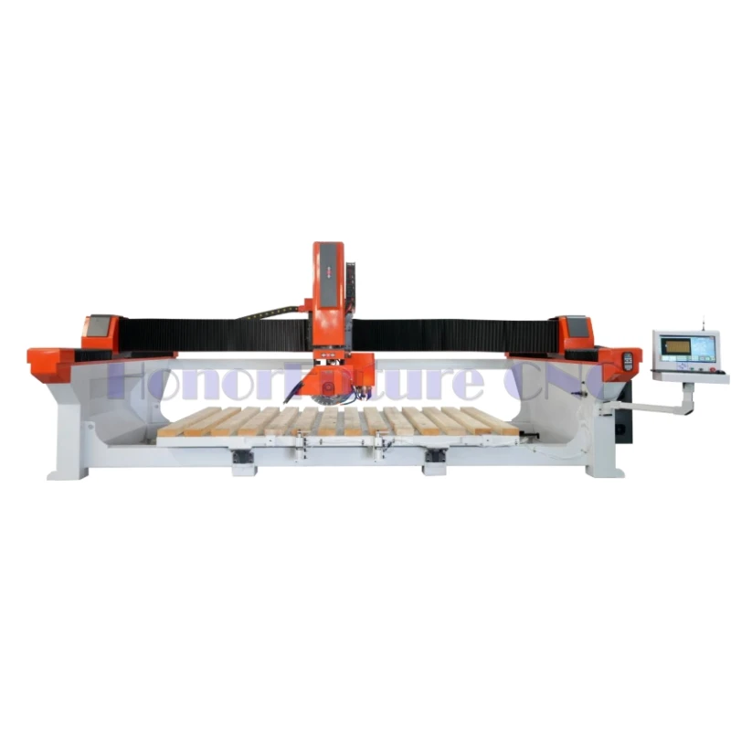 Bridge Saw 4+1 Axis CNC Sawjet Saw Jet for Stone Marble Granite