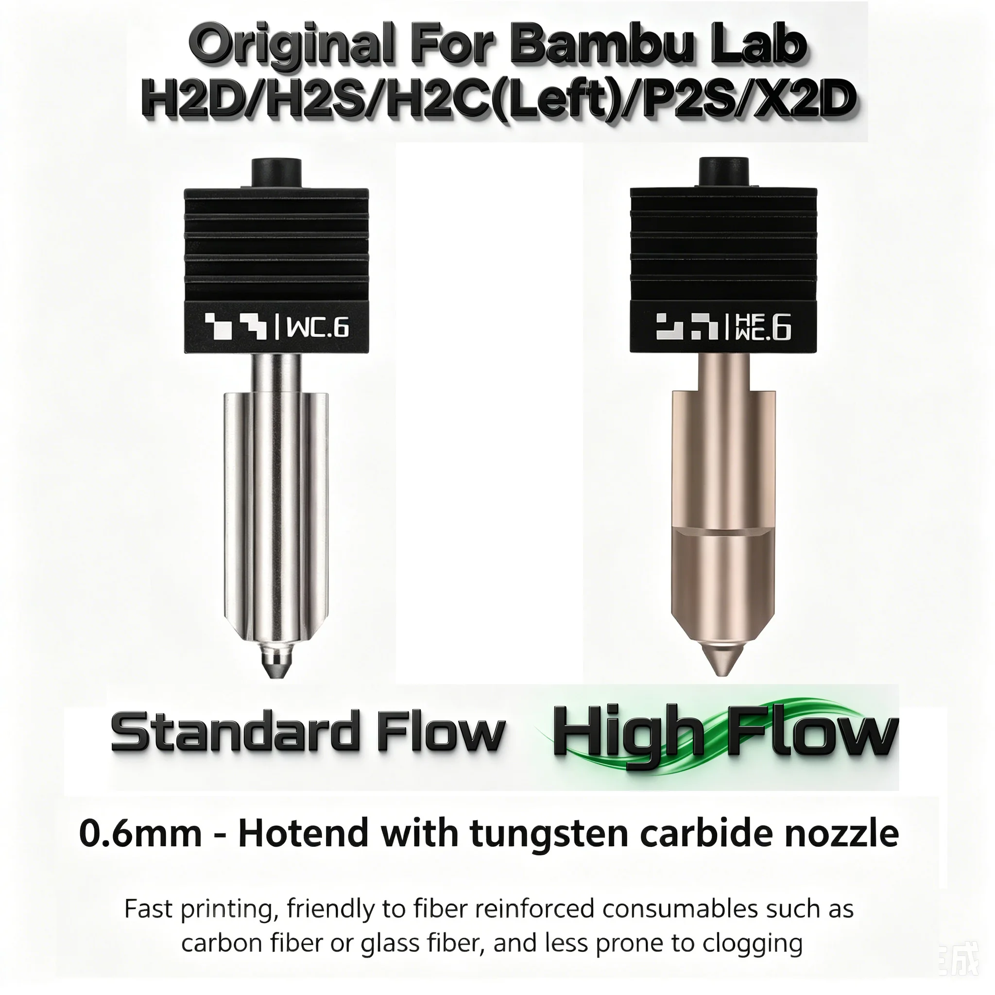 Genuine Bambu Lab HRA 90 Tungs - Nozzle Tungsten recension och pris