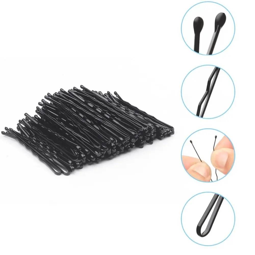 300 Pcs New Brown Blonde Bobby Pins Black Hair 2 Inch Hair Pins Premium with store box Hair Stylish Tools for Women and Girls