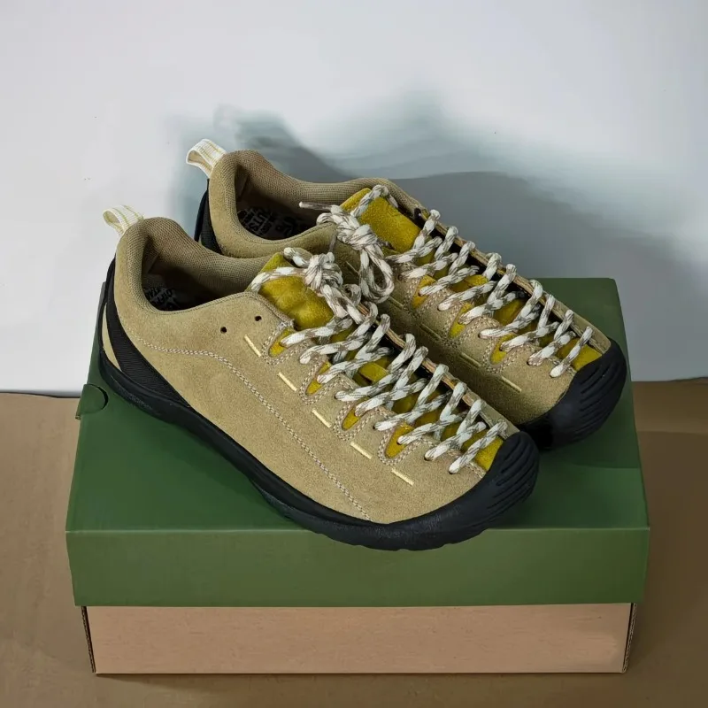 

Luxury Brand Climbing Shoes For Men Women Anti Slip Trekking Shoes Unisex Comfortable OutdoorCamping Shoe Leather Hiking Shoe