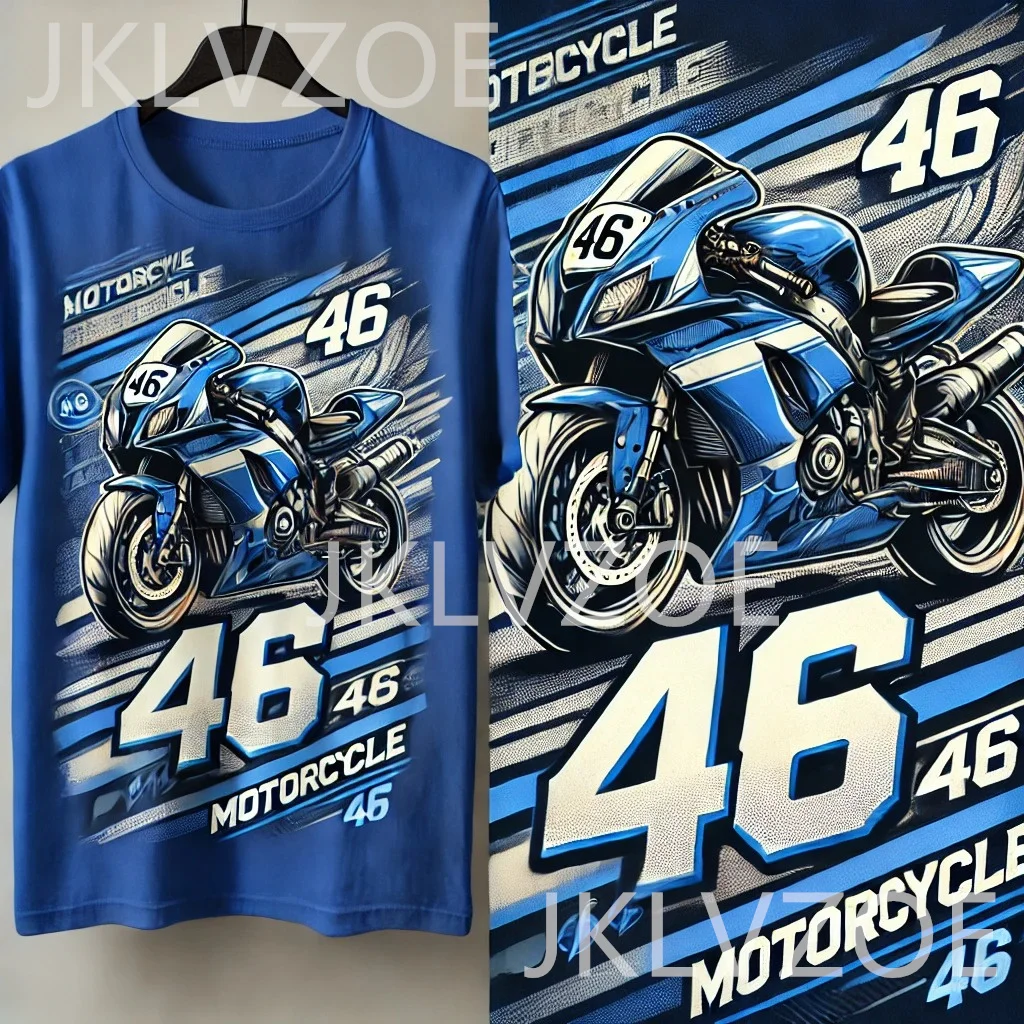 

Men's Outdoor Cycling Suit Short Sleeved T-shirt Motorcycle Print Loose Oversized Breathable Sweat Wicking Sports Casual Shirt