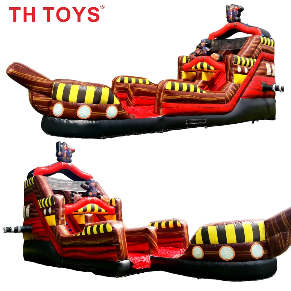 

2026 new design inflatable Pirate Ship Jumping bouncer Inflatable Slide for sale