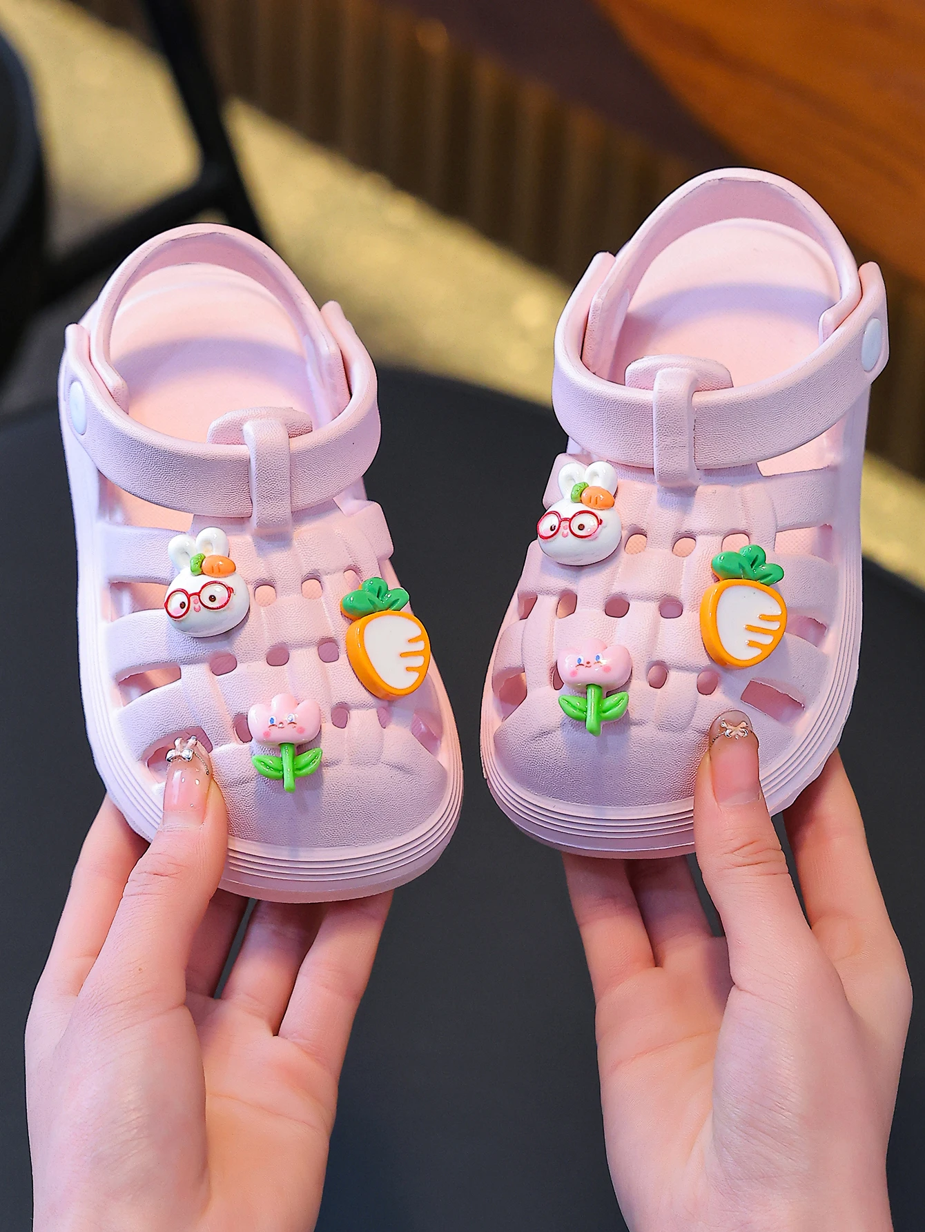 

Children's Sandals Summer New Baotou Cartoon Cute Student Fashion Home Shoes Men's and Women's Sandals