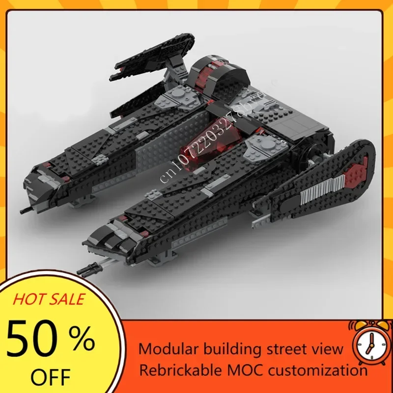 1176PCS Rogue Shadow Space War Military MOC SpaceShip Battle Model Custom Puzzle Architecture DIY Education Assembly Model Gift