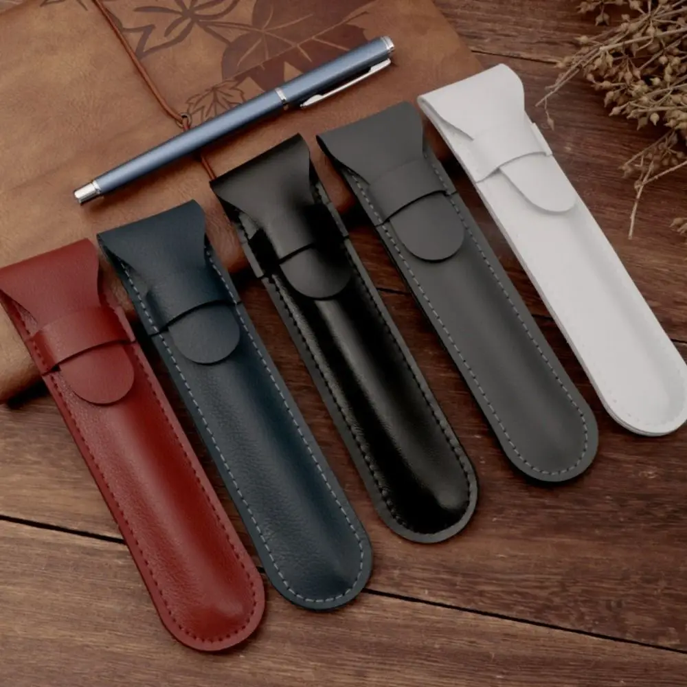 3PCS Sign Pen Cover Sign Pen Protective Sleeve Desktop Organizer Handcraft Business Fountain Pen Case Waterproof High-end