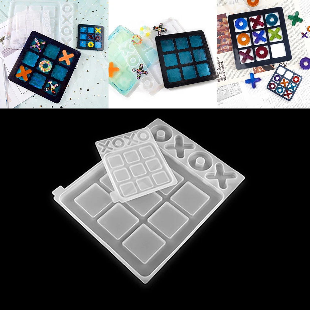 

Форма для шахматных изделий Tic Tac Toe OX, 3 вида