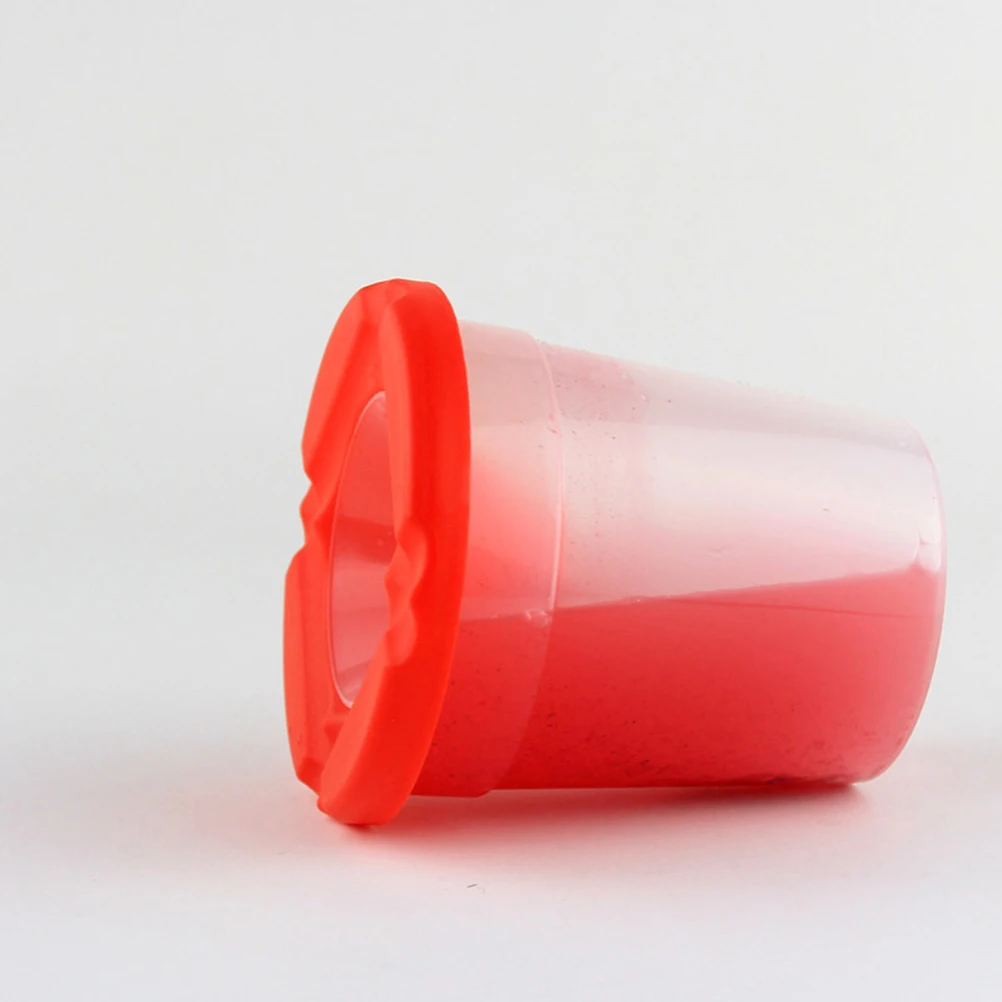 

8Pcs Pen Wash Cups Chalk Wash Buckets Plastic Non-Spill Art Brush Pot Set School Stationery Supplies for Children Painting