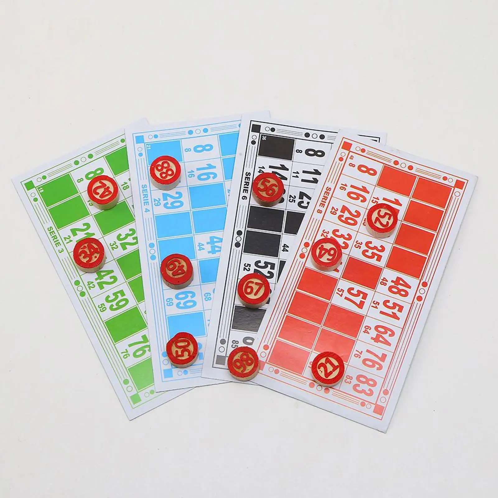 Ensemble de Bingo en bois, jouets éducatifs amusants pour adultes, jeu d'échecs en famille pour enfants, famille, amis, groupe, soirée, maison