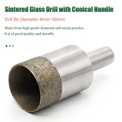 1Pcs Sintered Diamond Hole Saw Core Drill Bit Tool Drill Bit Diameter 4mm~50mm Porcelain Fiberglass Tile Ceramic Hole Opener