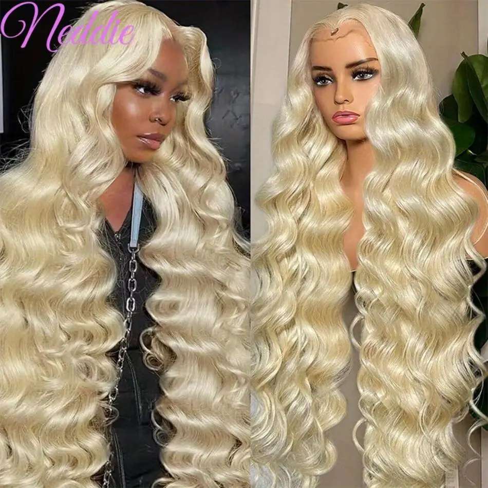 Blonde Wig 613 HD Lace Frontal Wig 13x6 Body Wave Human Hair Wigs 30 Inch Brazilian Lace Front Wigs 13x4 Transparent For Women