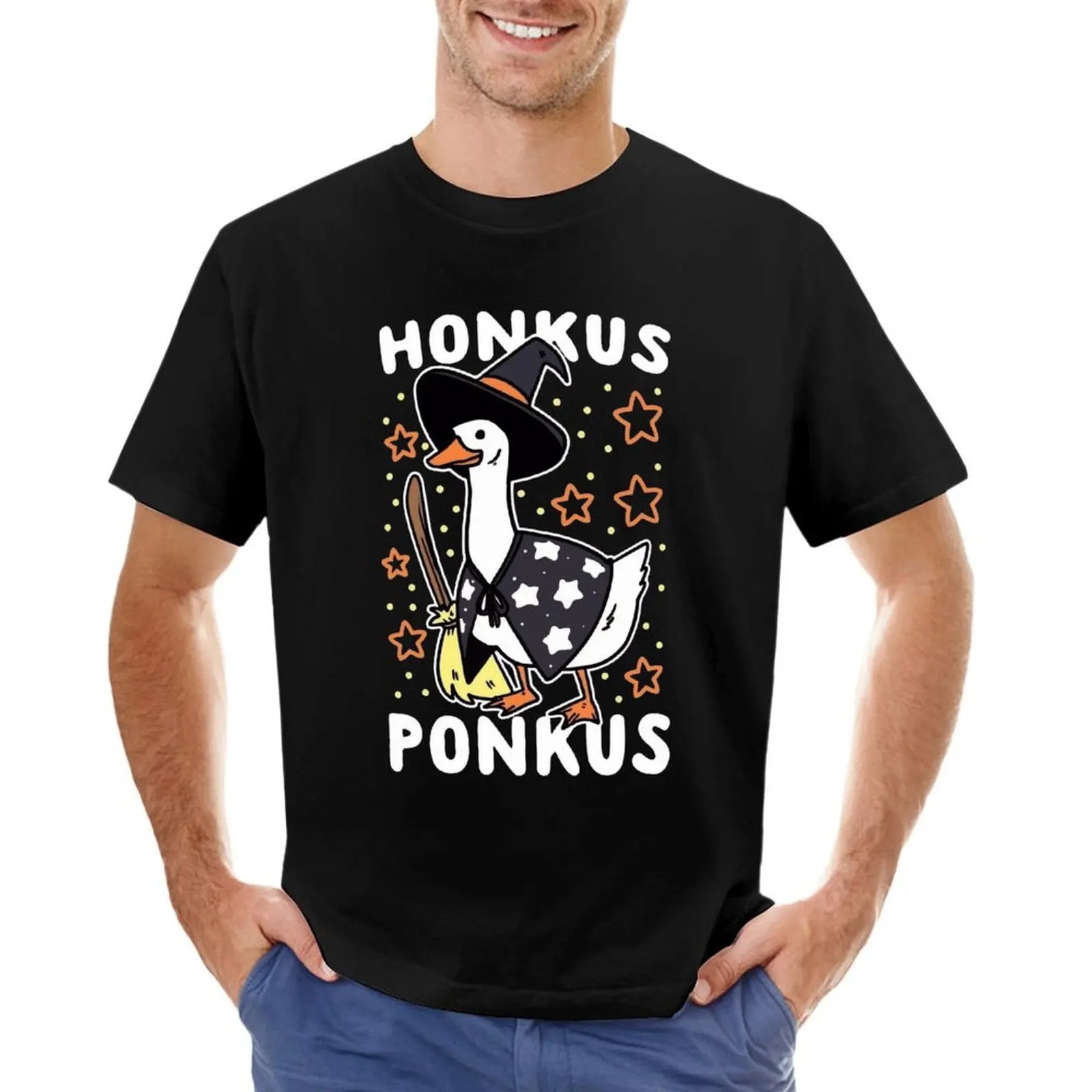 Мужская быстросохнущая футболка Honkus Ponkus с принтом утка
