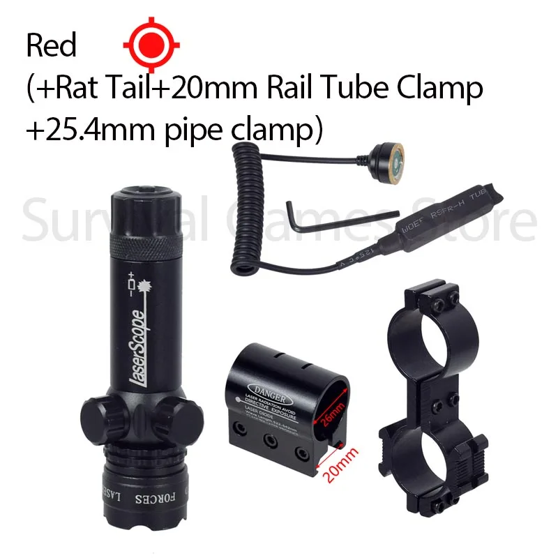Taktisches Gewehr Red Dot Laser Green Dot Laser Sight 532nm Umfang SureFire M600B M300 M300B M300C Airsoft Waffen Taschenlampe Jagd Scout Fackel Druckschalter Picatinny und Montage Jagd Riflescope 20 – Detail 20