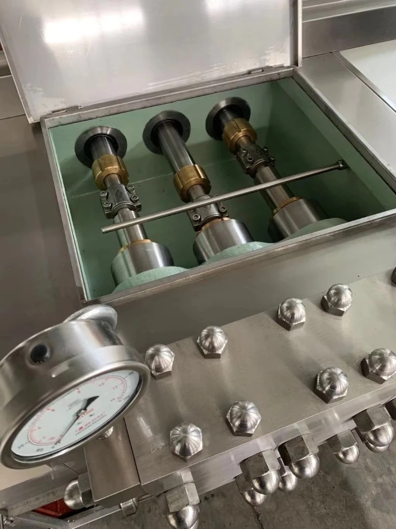 Customized Stainless Steel Full Automatic High Pressure Homogenizer Machine for Milk and Juice with Pump 1000L Capacity