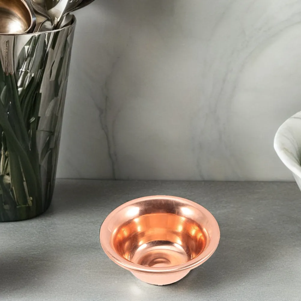 7Pcs Copper Offering Bowls Set Vintage Brass Offering Bowl Tibetan Buddhist Bowl for Incense Burning Smudging Prayer Altar Decor