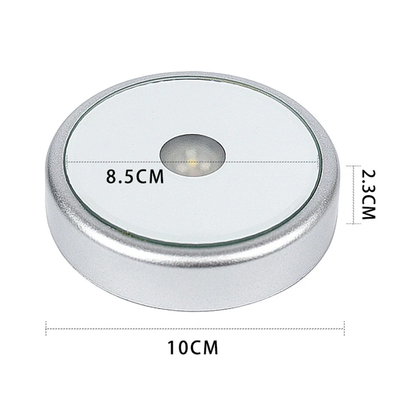 LED Display Base Multicolor Light Base for 3D Crystal Photo Lighted Up Stand Color Changing Small LED Base for Crystal Photo