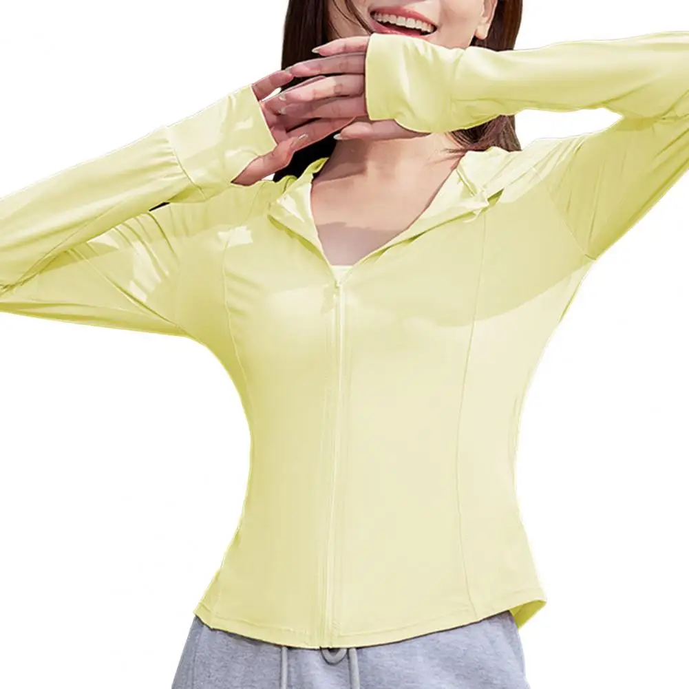 

Sun Jacket Women's Upf 50+ Sun Protection Hoodie Jacket for Outdoor Hiking Running Uv Blocking Long Sleeve